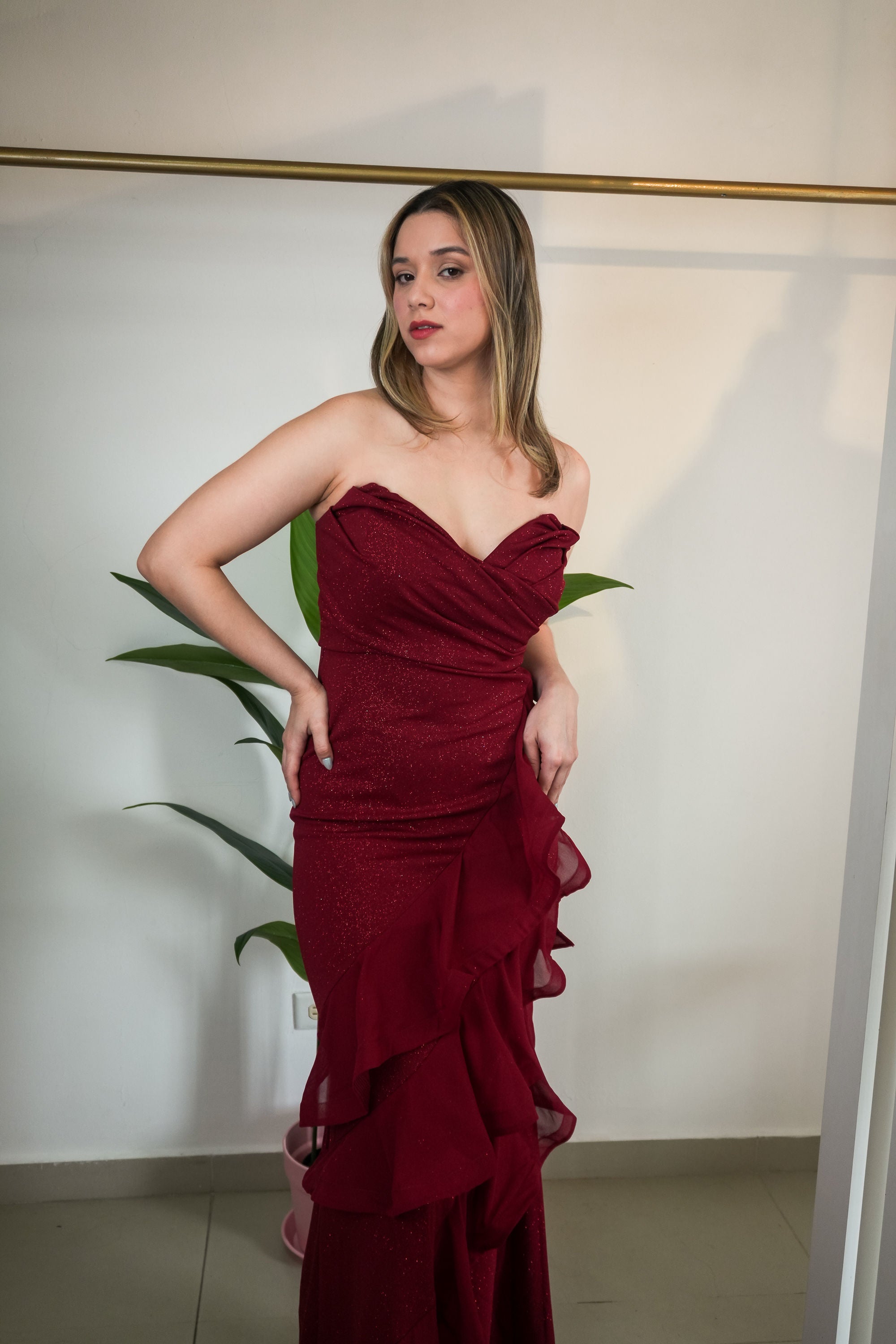 Bold Edge Glitter Maxi