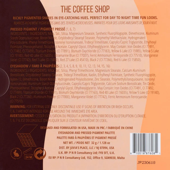The Coffee Shop Palette