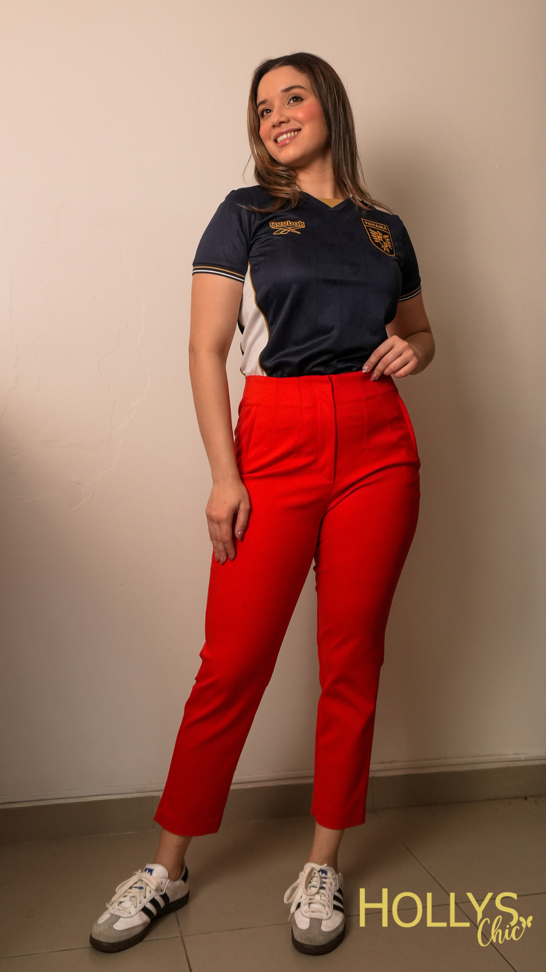 Pantalón de pinzas colores