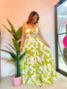 Luxe Leaf Maxi Dress