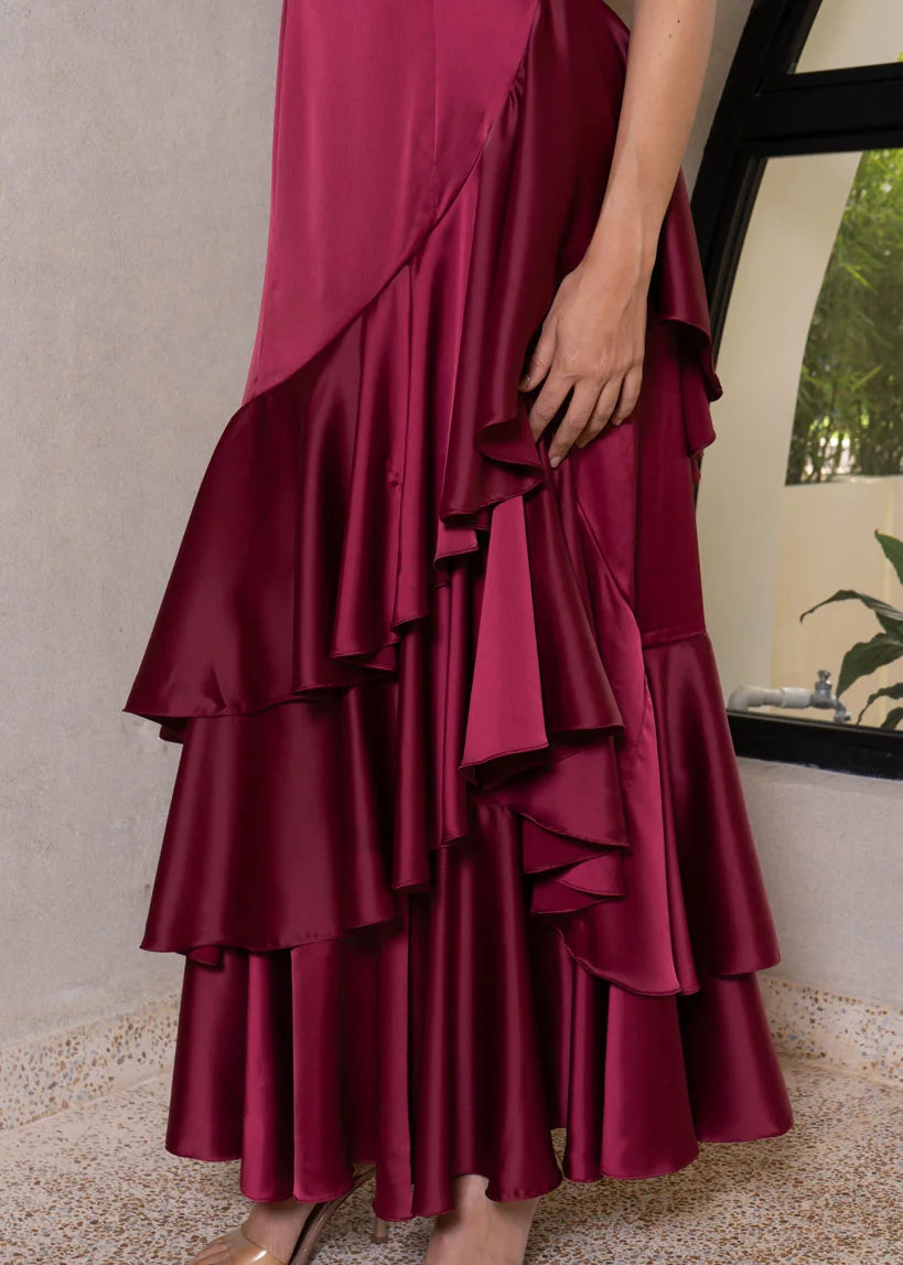 Vestido Stella Burgundy