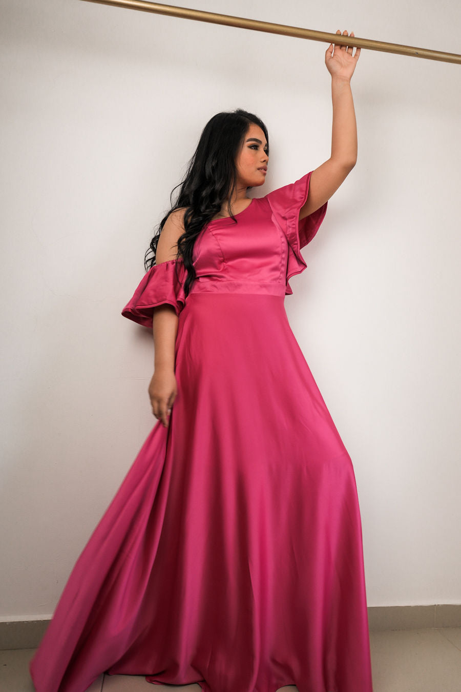Vestido Lyra Fucsia