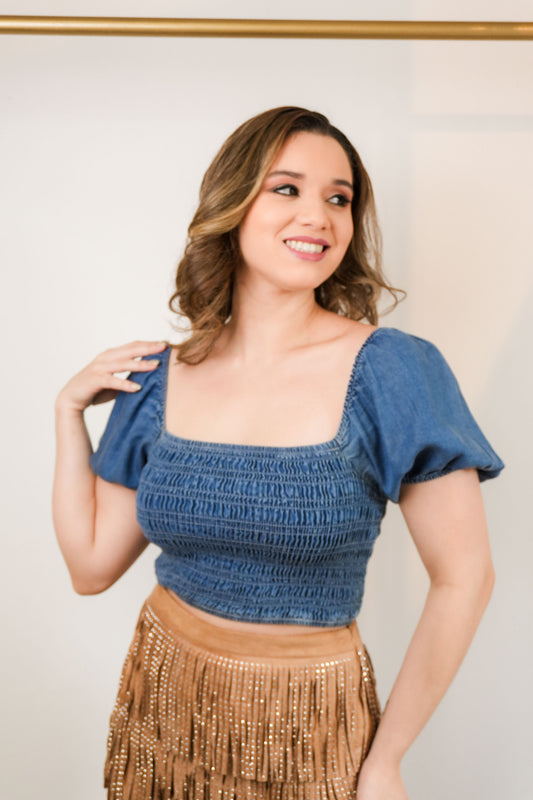 Denim Top