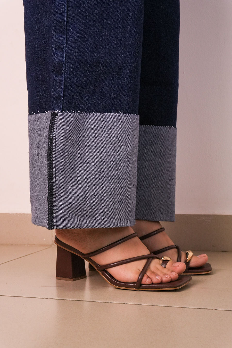 Jeans Vaqueros Wide Leg de Tiro Alto
