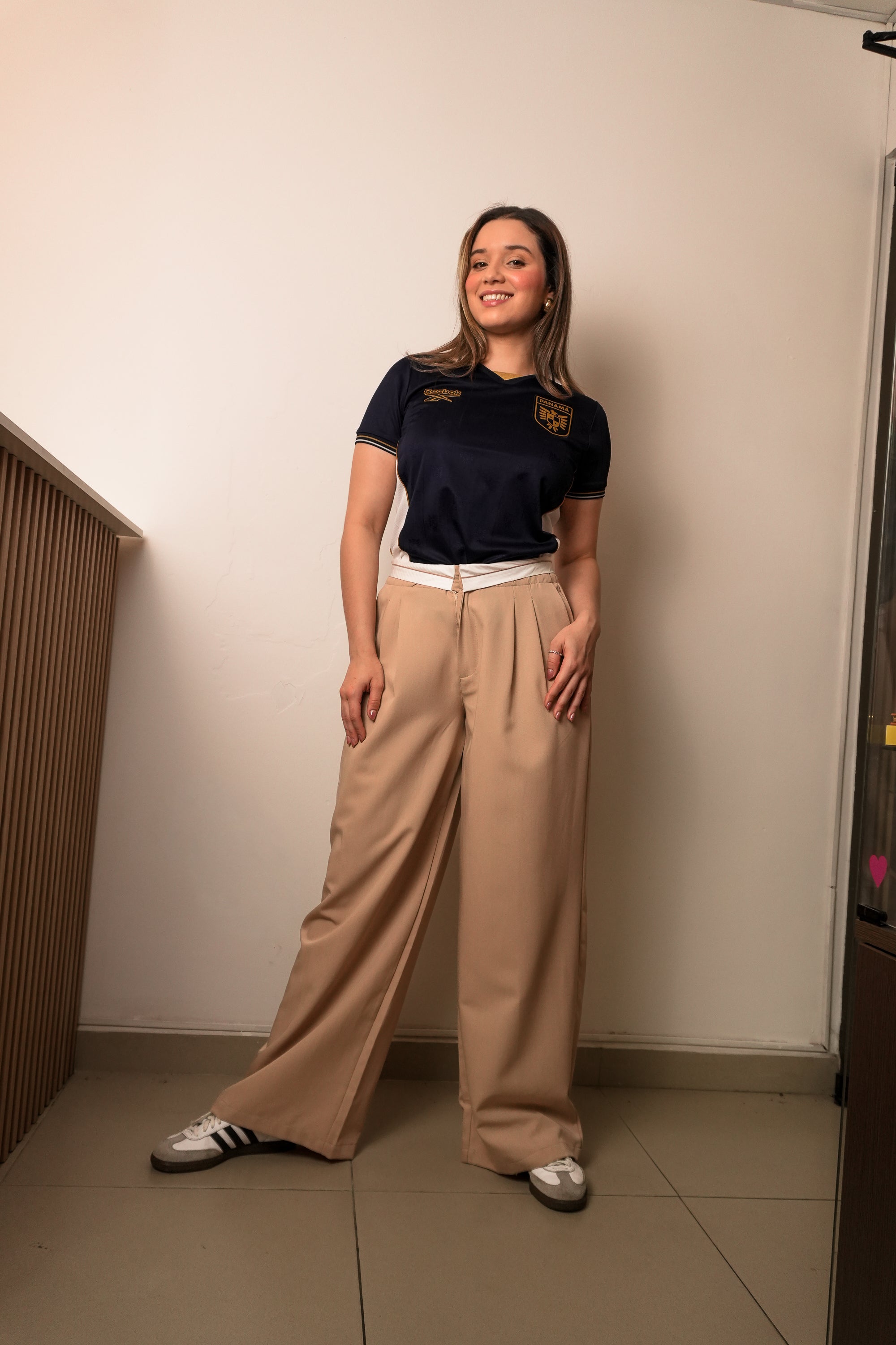High Waisted Wide Leg Trousers