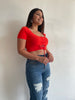 Crop top color