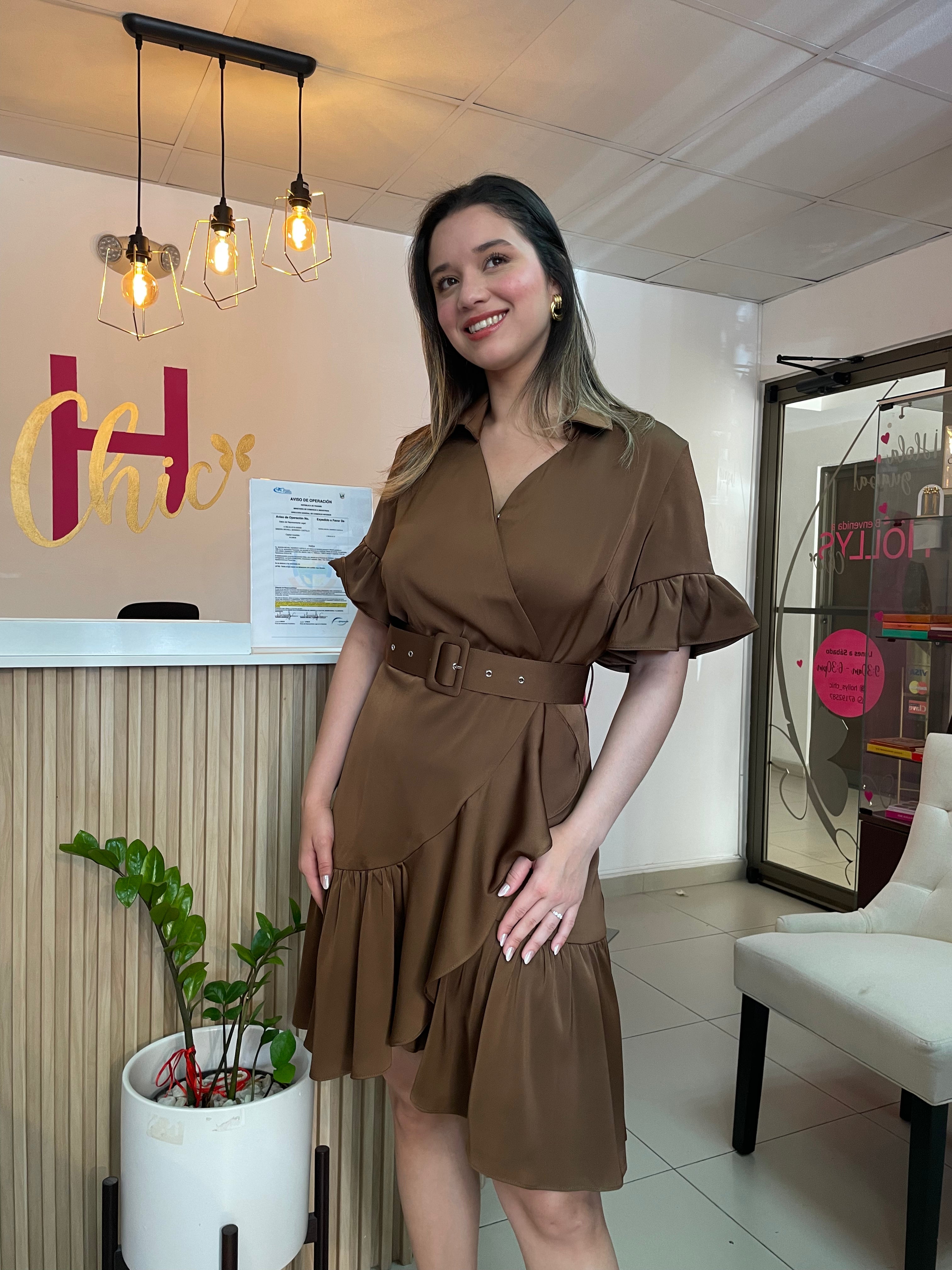 Satin cocktail Dress