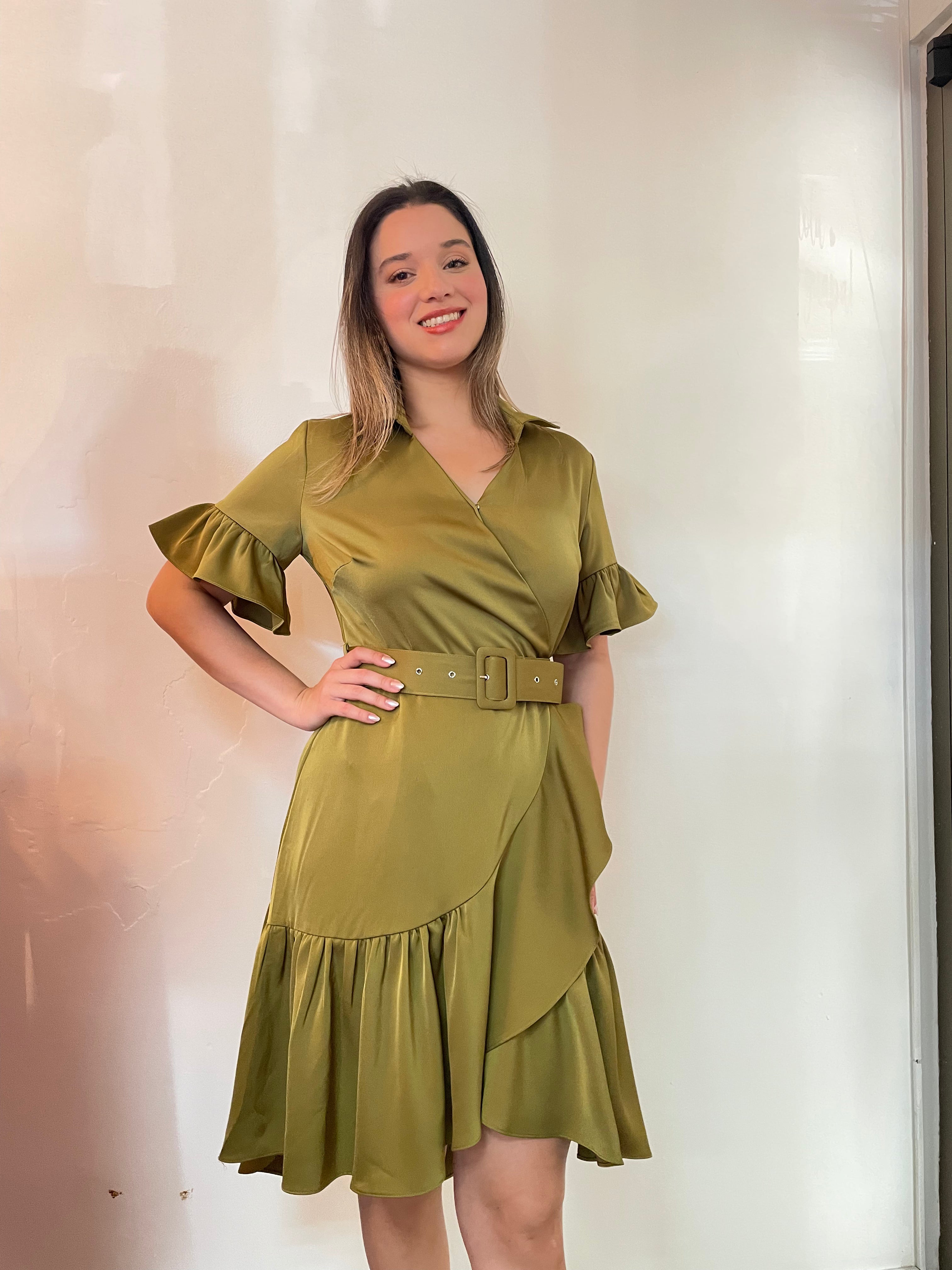 Satin cocktail Dress