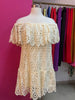 Cream Crochet Dress