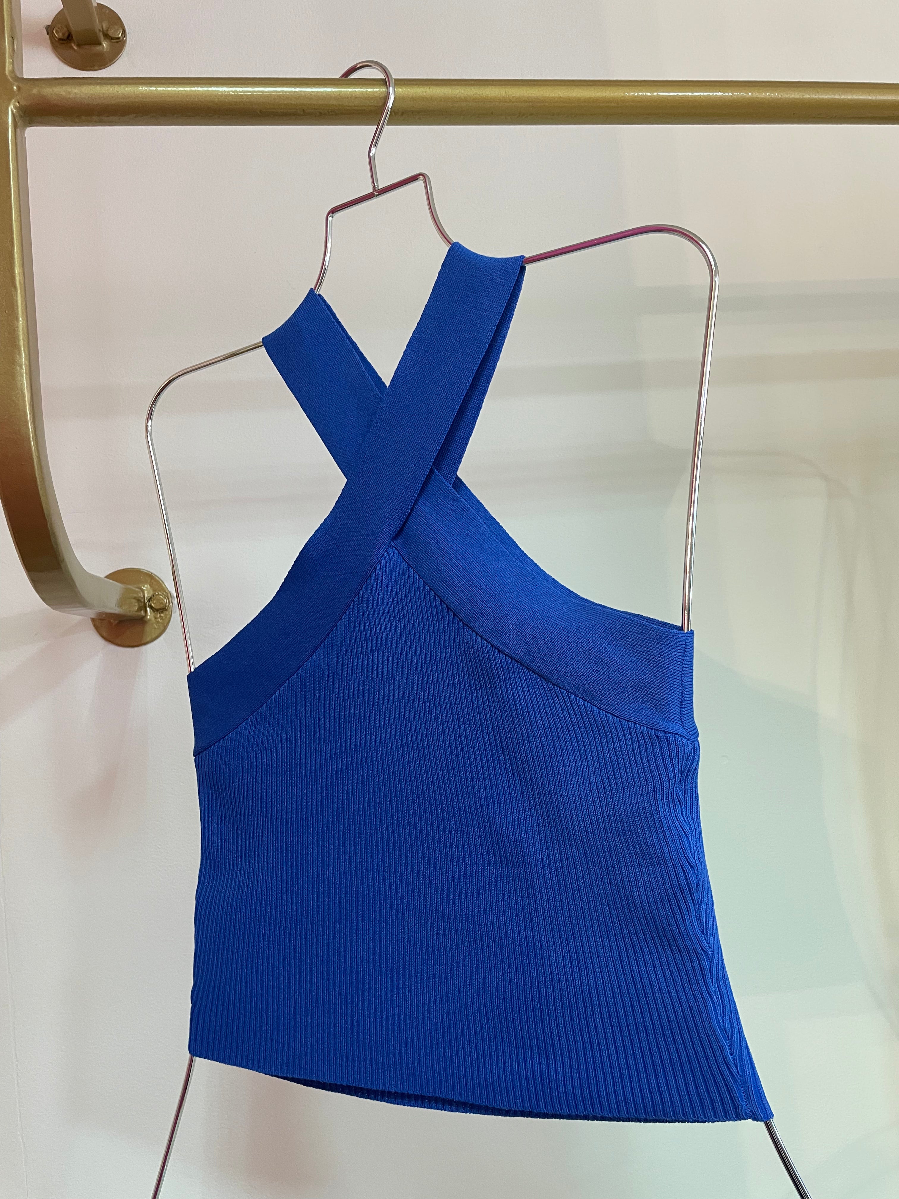 Crop top halter