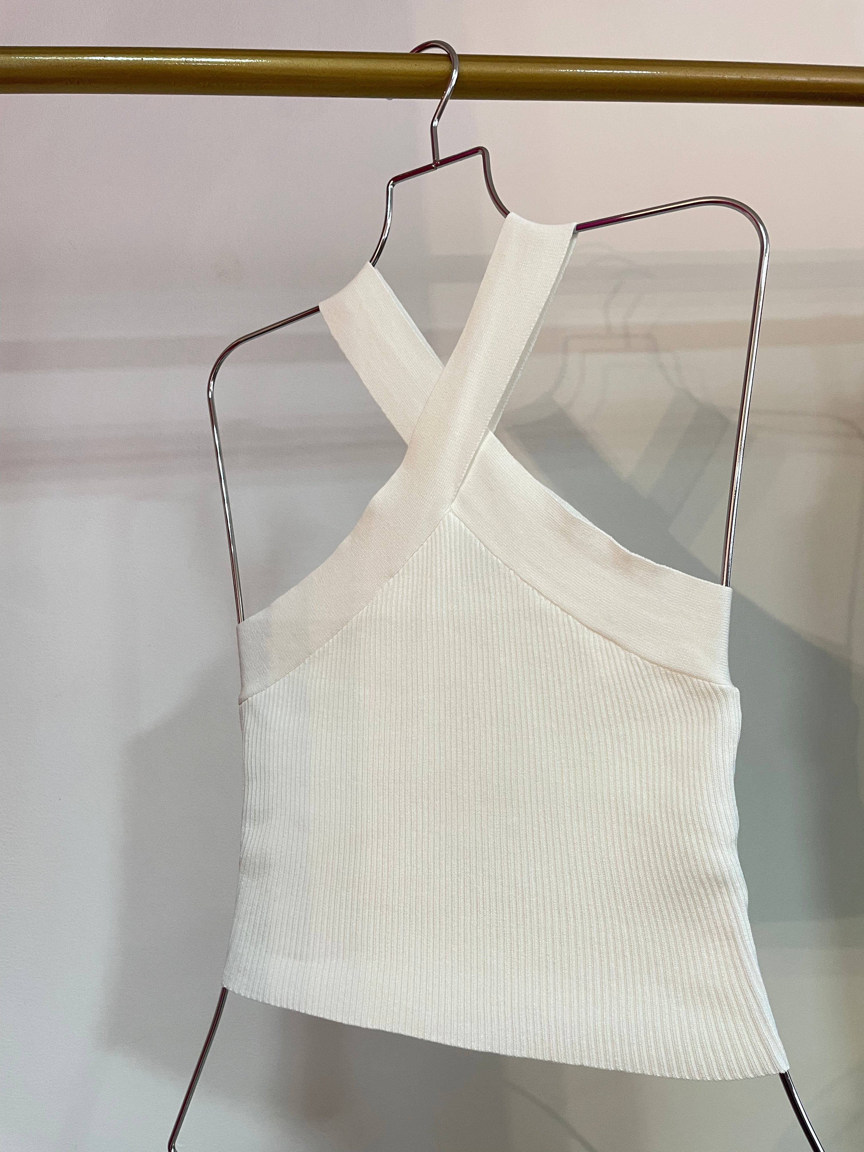 Crop top halter
