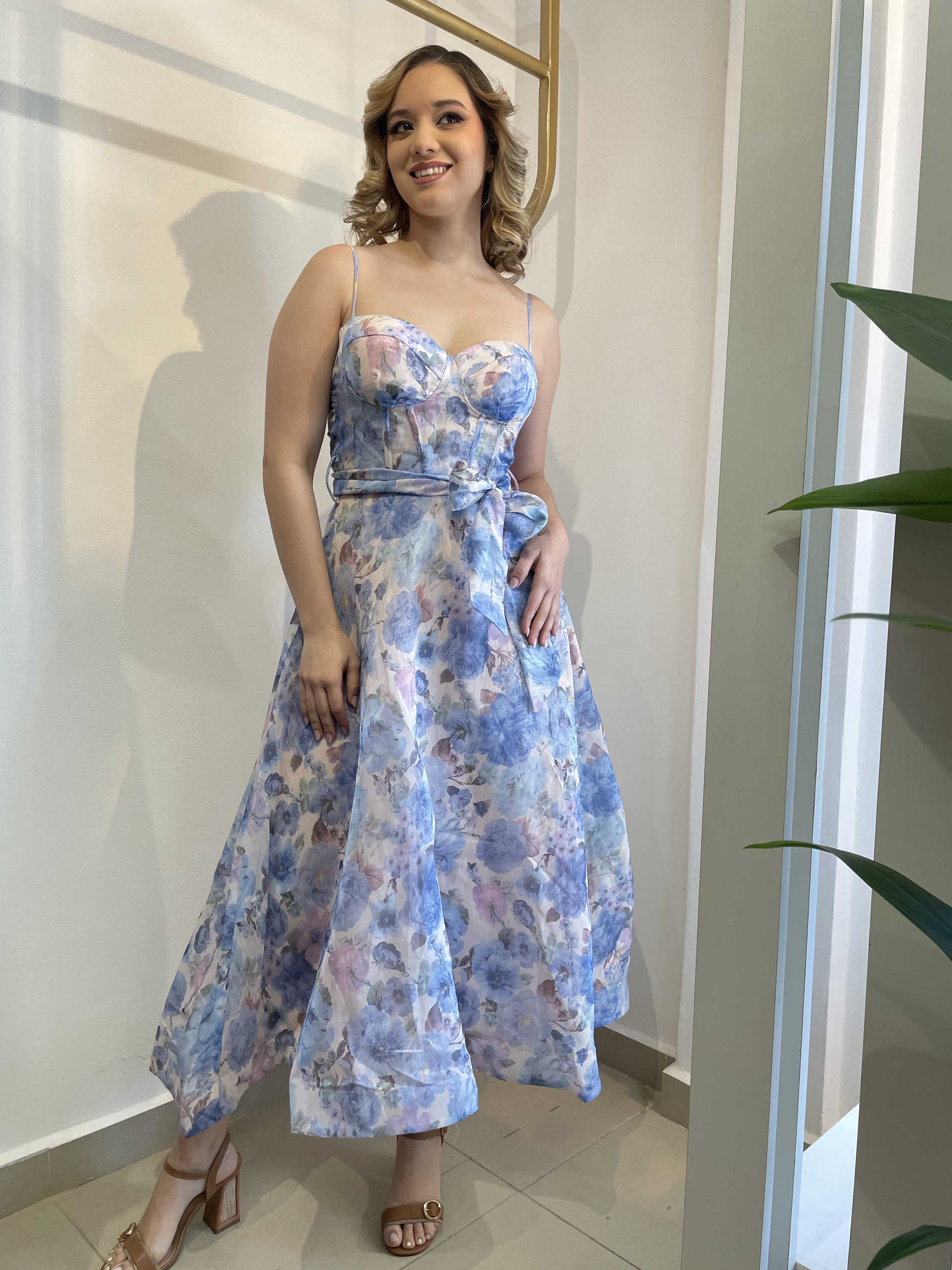 Blue Blossom Dress
