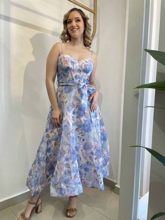 Blue Blossom Dress