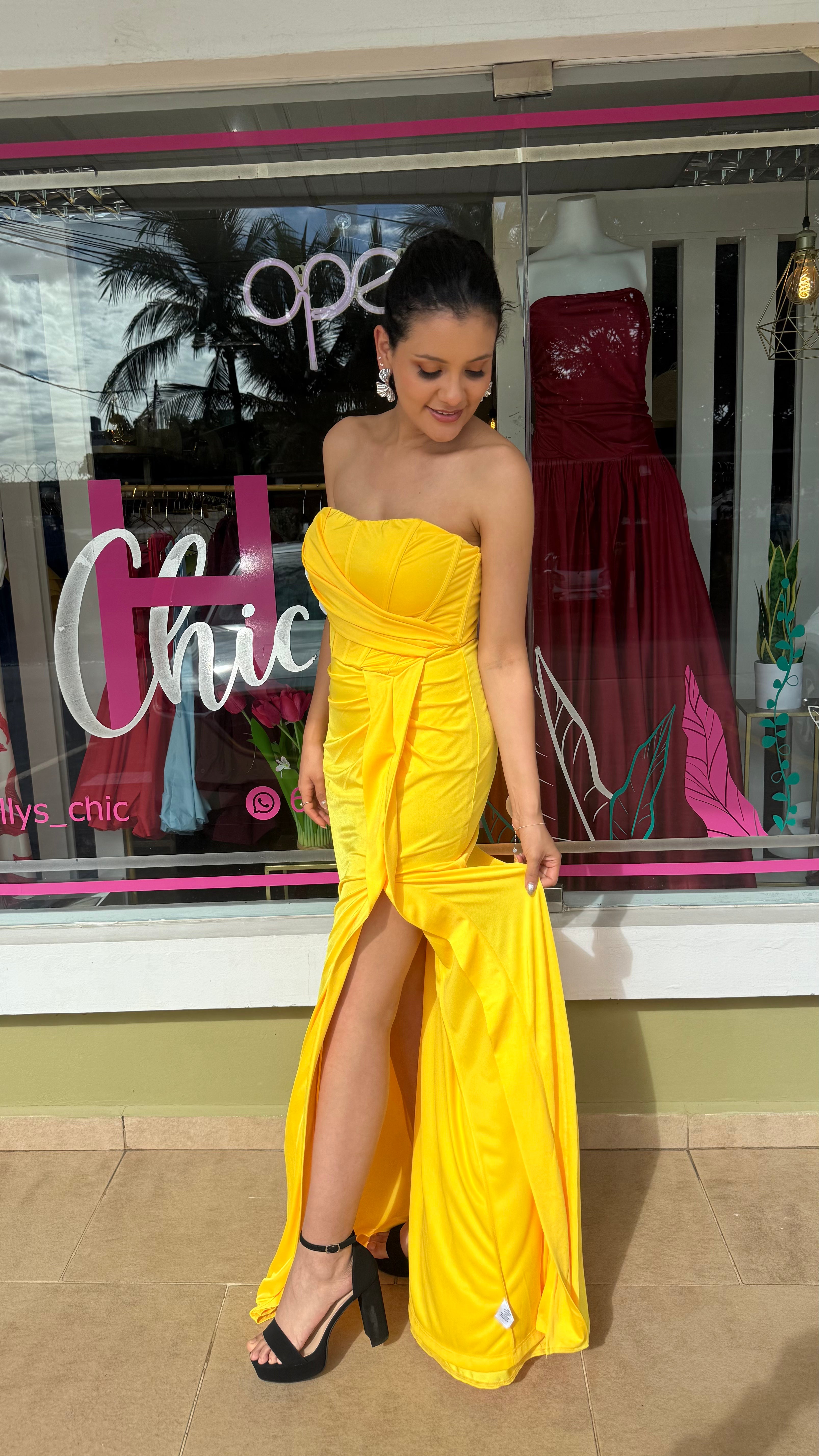 Noris Corset Maxi Dress