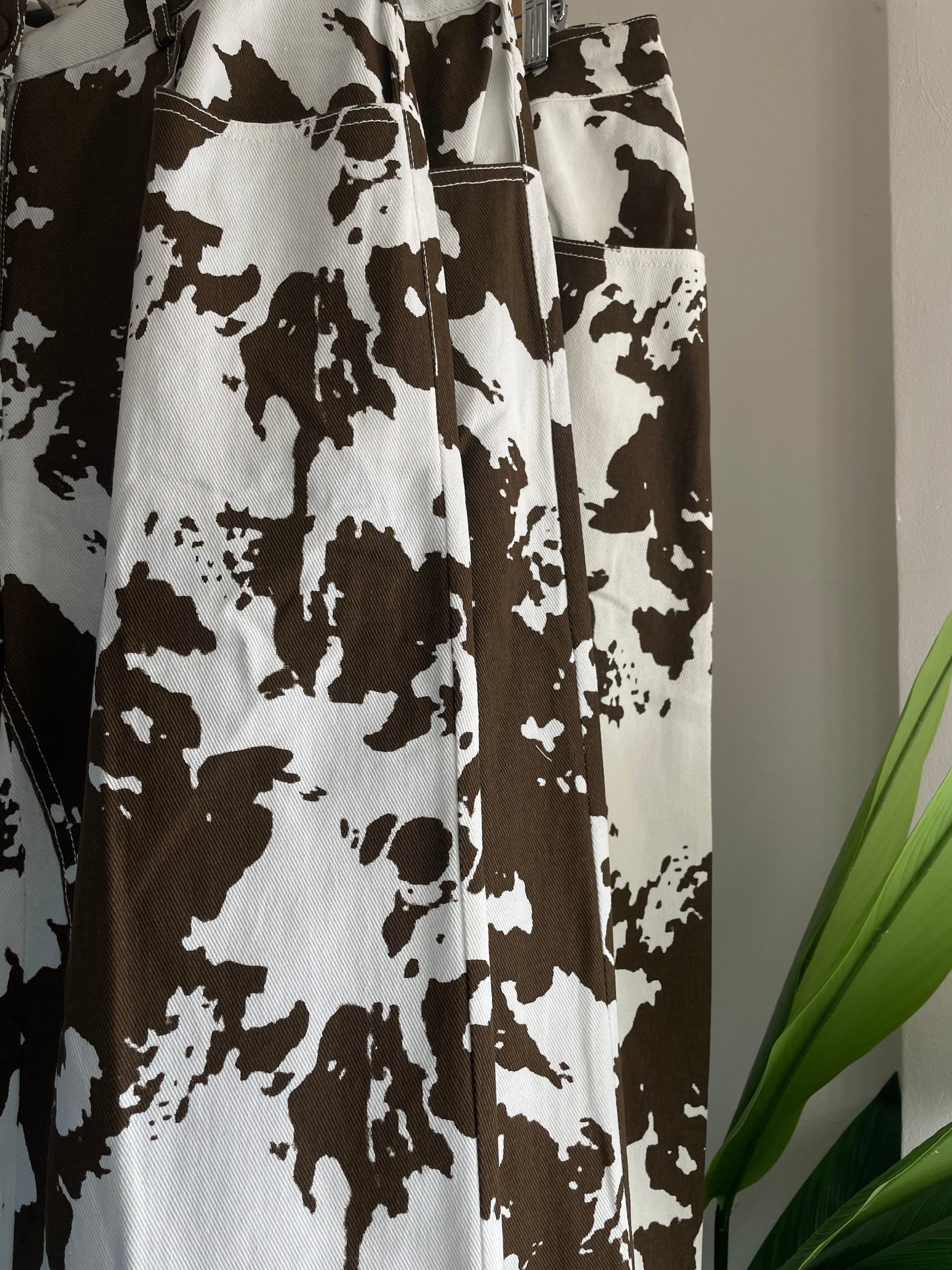 Cow print Jeans