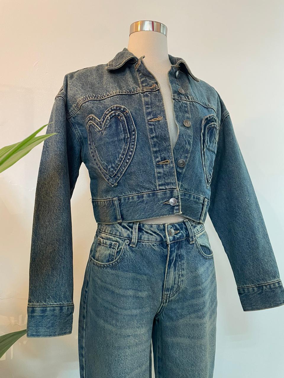 Heart Beat Denim Jacket