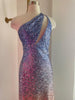 Asymmetrical Sequin Dress