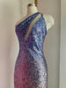 Asymmetrical Sequin Dress