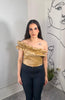 Flair Top- Gold