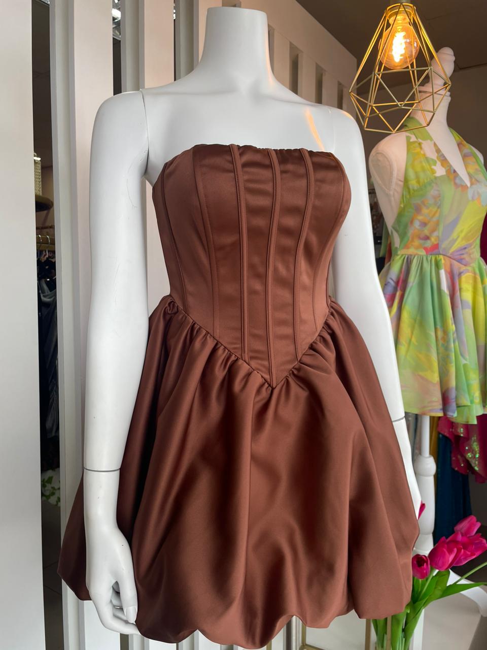 Satin Mini Dress
