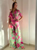 Ombre Floral Pants Set