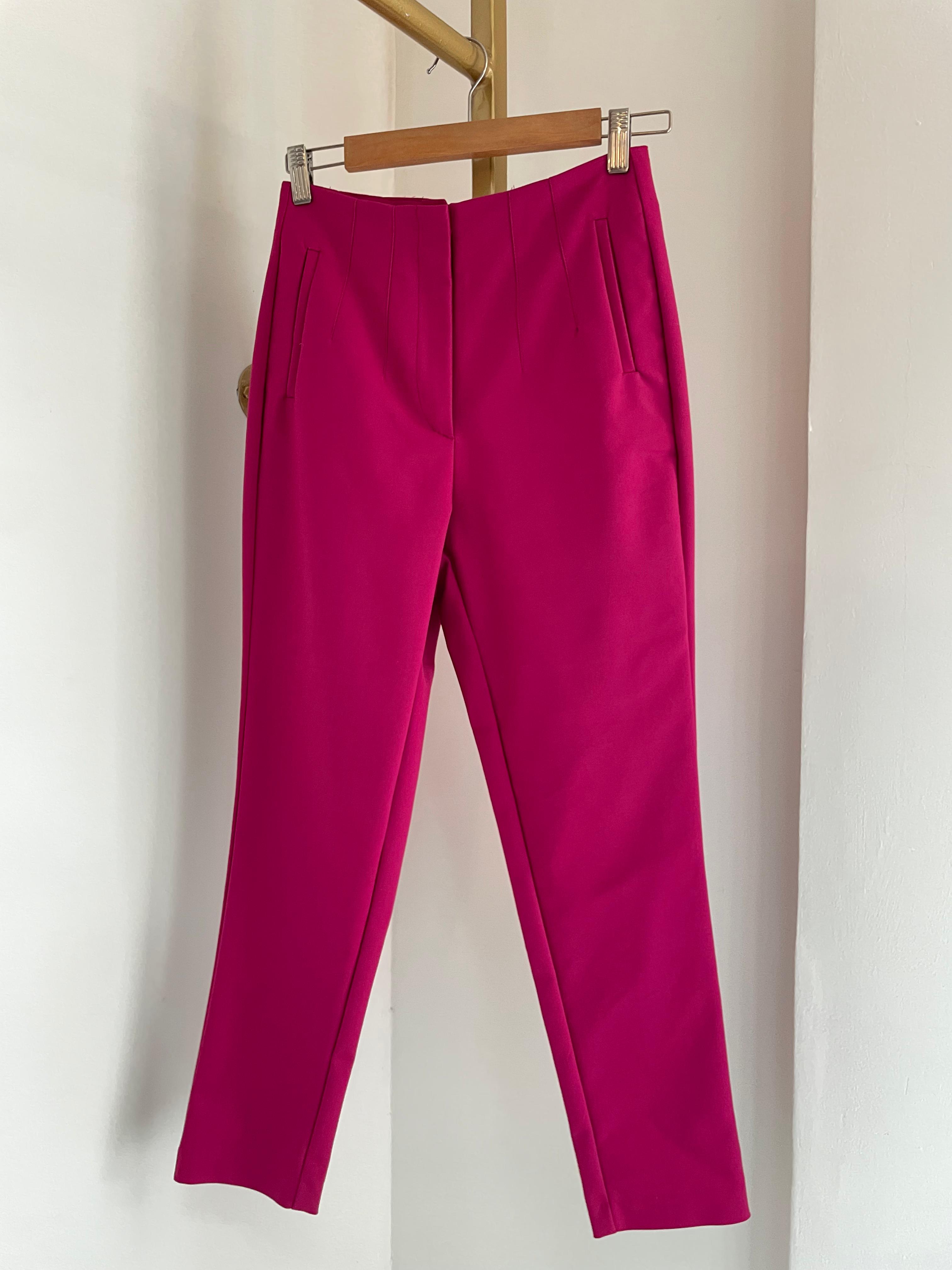 Pantalón de pinzas colores