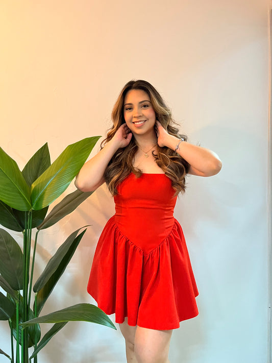 Rebel Red Romper