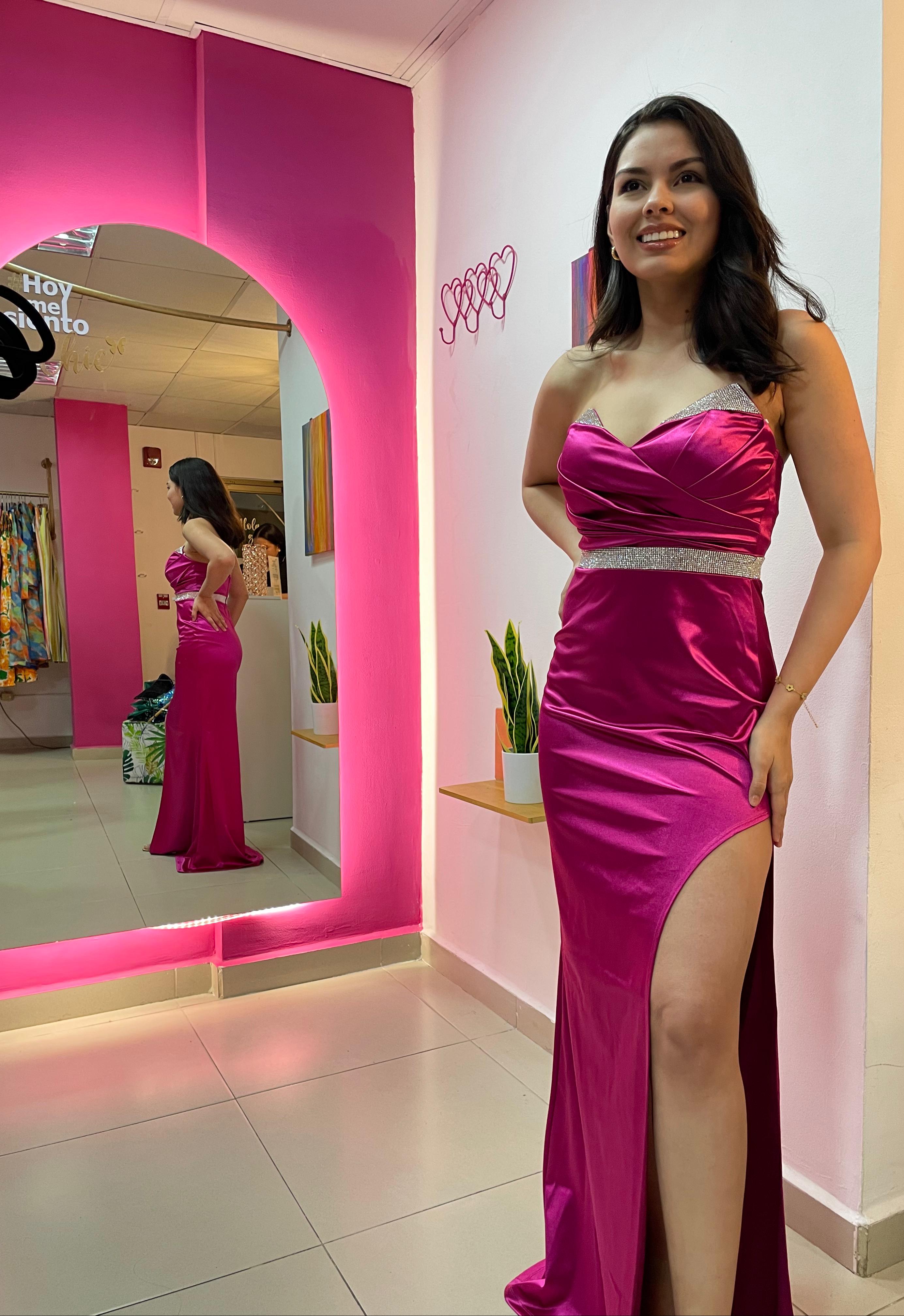 Paris Satin Maxi Dress