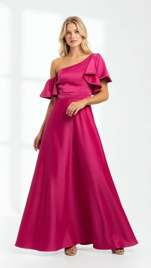 Vestido Lyra Fucsia