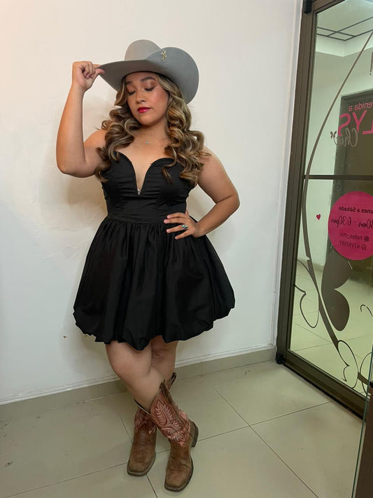 Heart Poplin Mini Dress