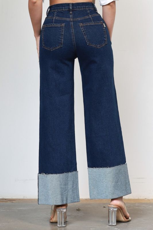 Jeans Vaqueros Wide Leg de Tiro Alto